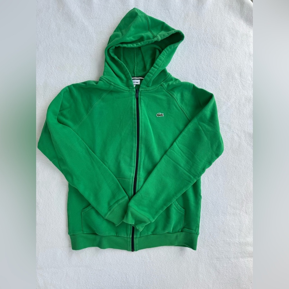 EUC Lacoste Kids Green Hoodie 16